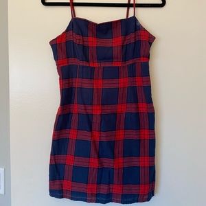 plaid dress